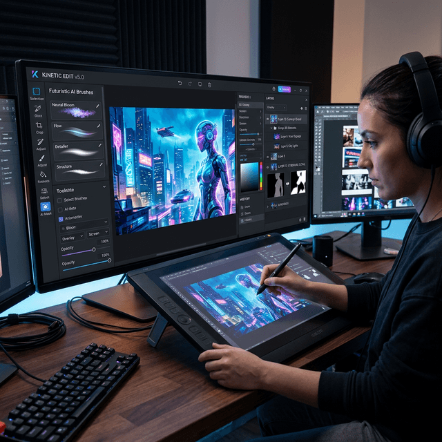 AI Character Editor Interface